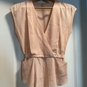 Wilfred Blush Pink Wrap Blouse